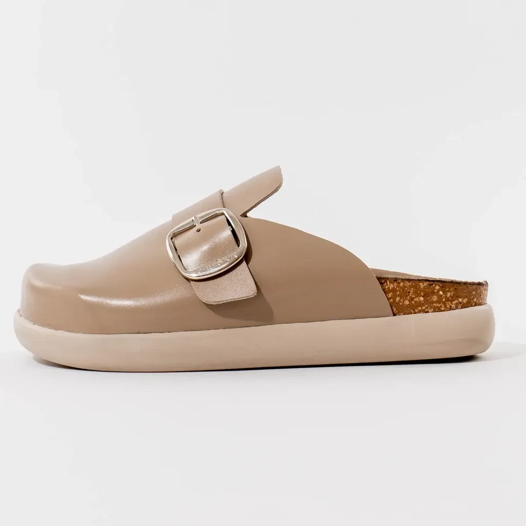 Vesna Ženske klompe Elara, Krem