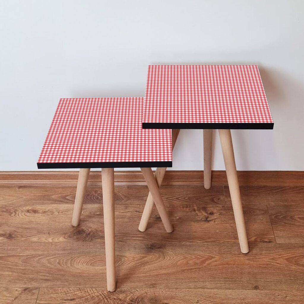 Hanah Home set stolića za kafu 2Shp519, 2 dijela, šareni