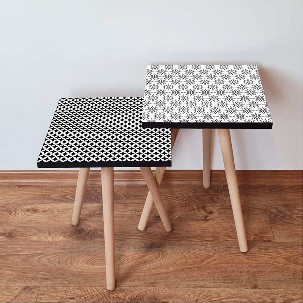 Hanah Home set stolića za kafu 2Shp297, 2 dijela, šareni