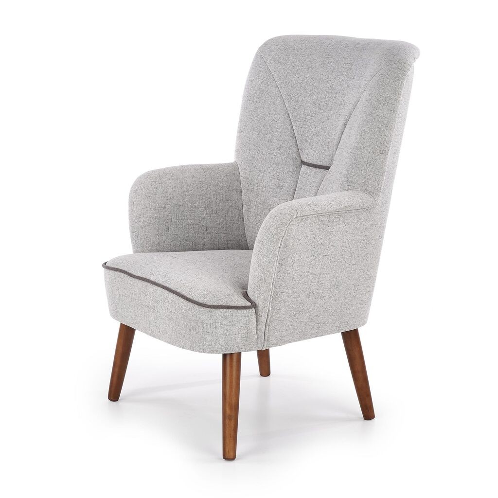 Fotelja 9590129 moderno tapacirana, Siva