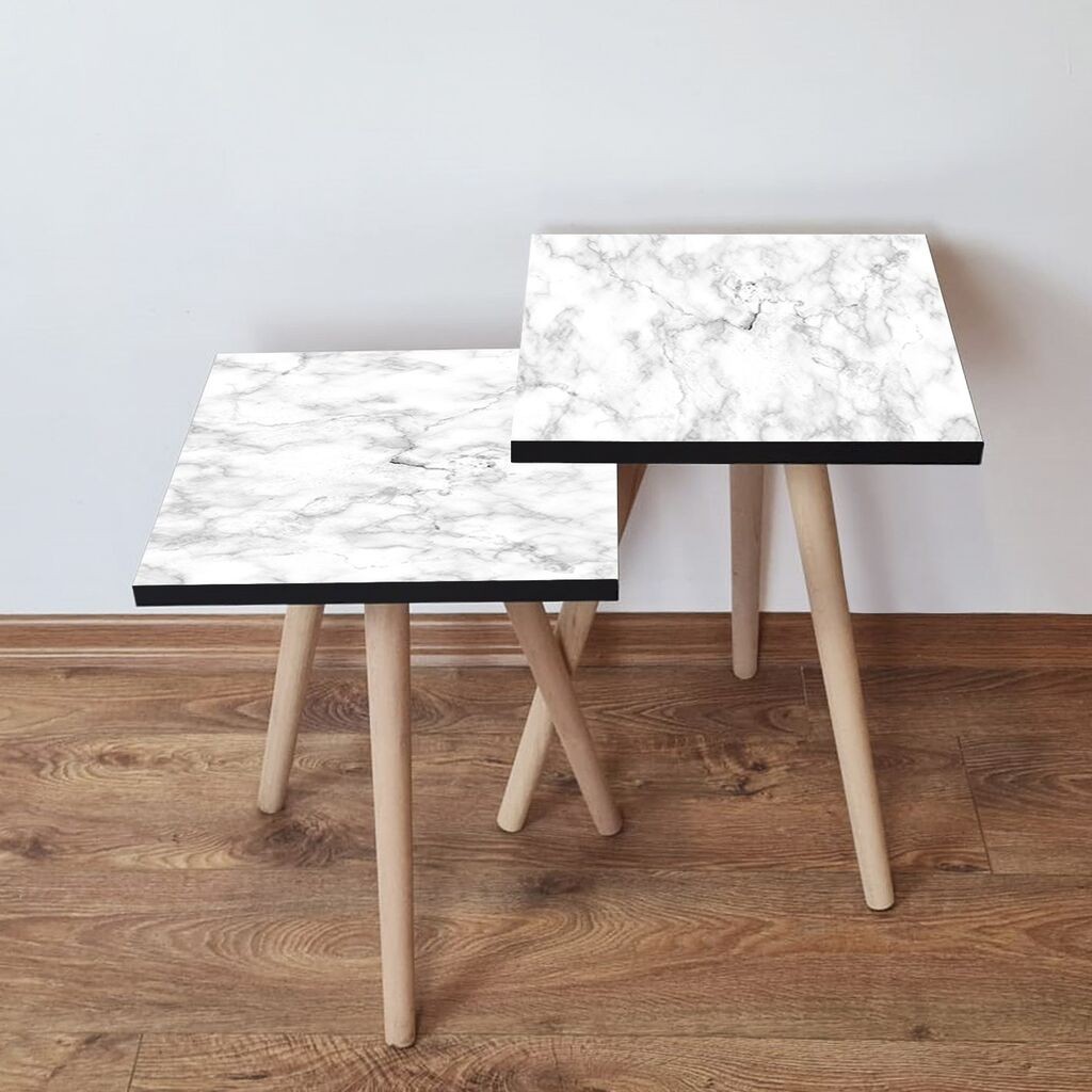 Hanah Home set stolića za kafu 2Shp504, 2 dijela, šareni