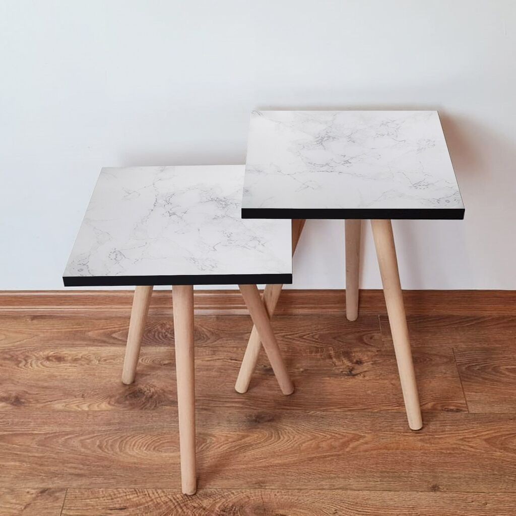 Hanah Home set stolića za kafu 2Shp411, 2 dijela, šareni