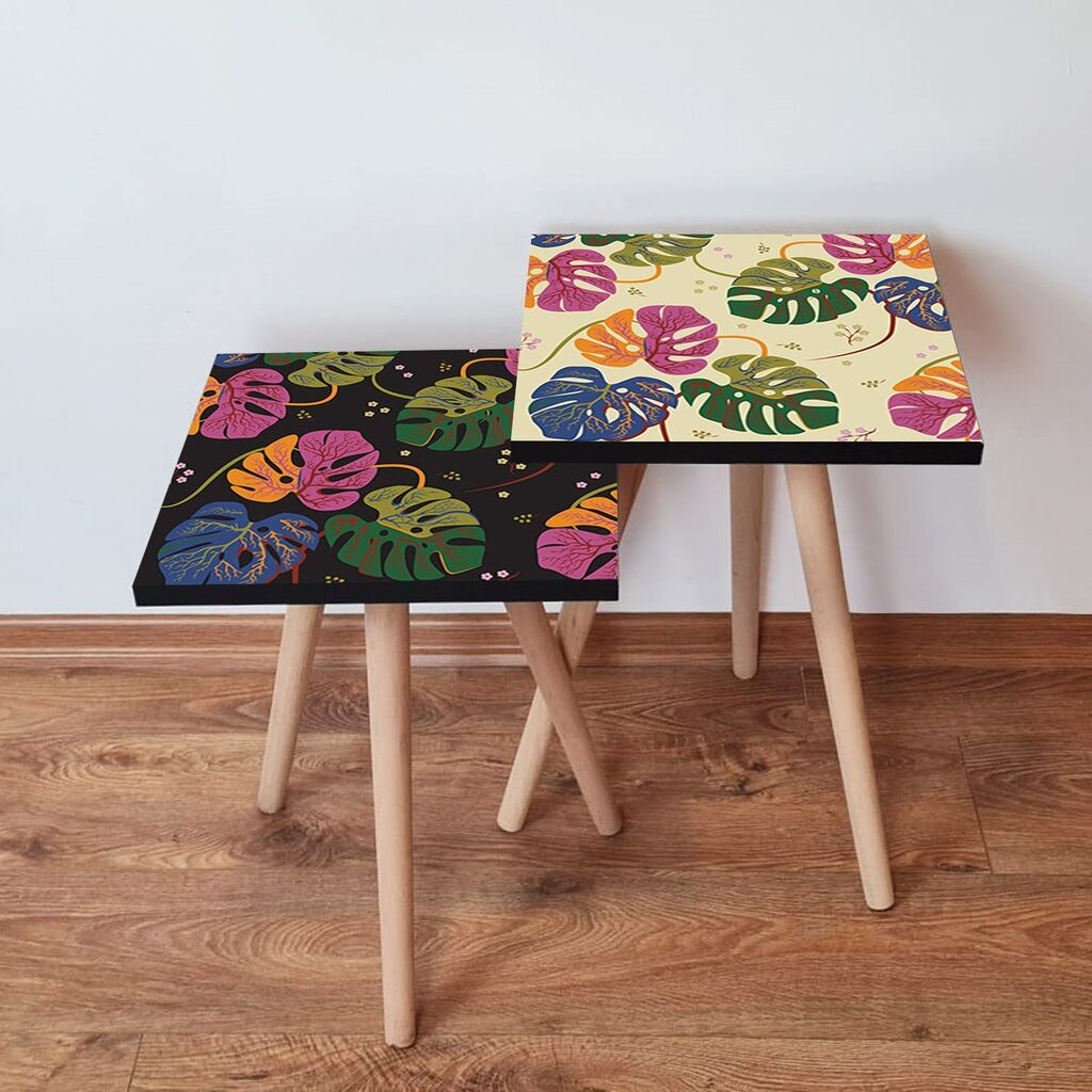 Hanah Home set stolića za kafu 2Shp326, 2 dijela, šareni