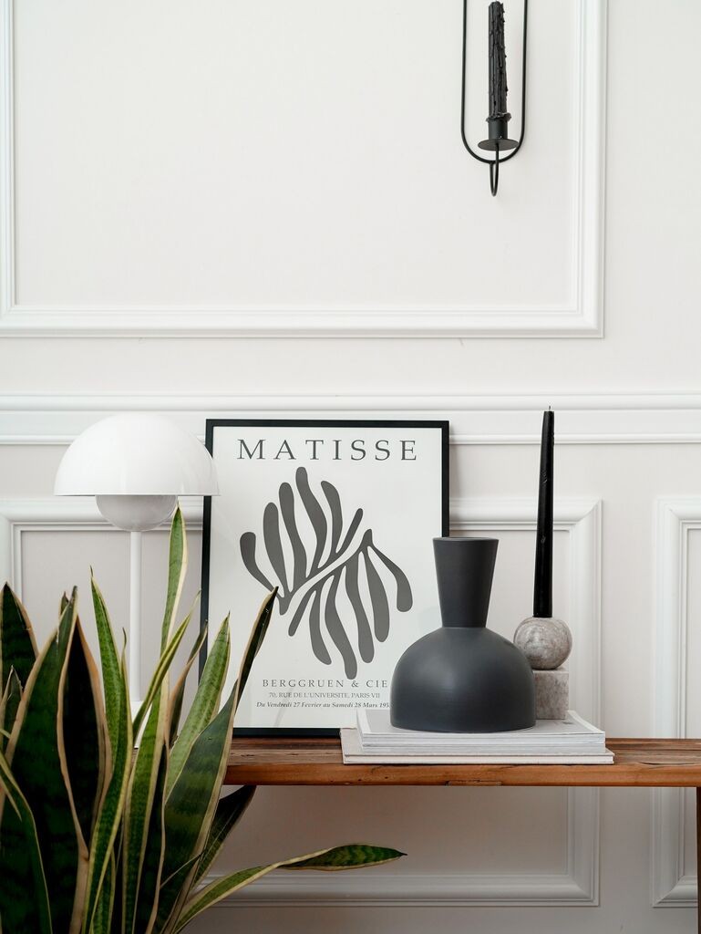 Aberto Design Dekorativna vaza BSI154, Crna