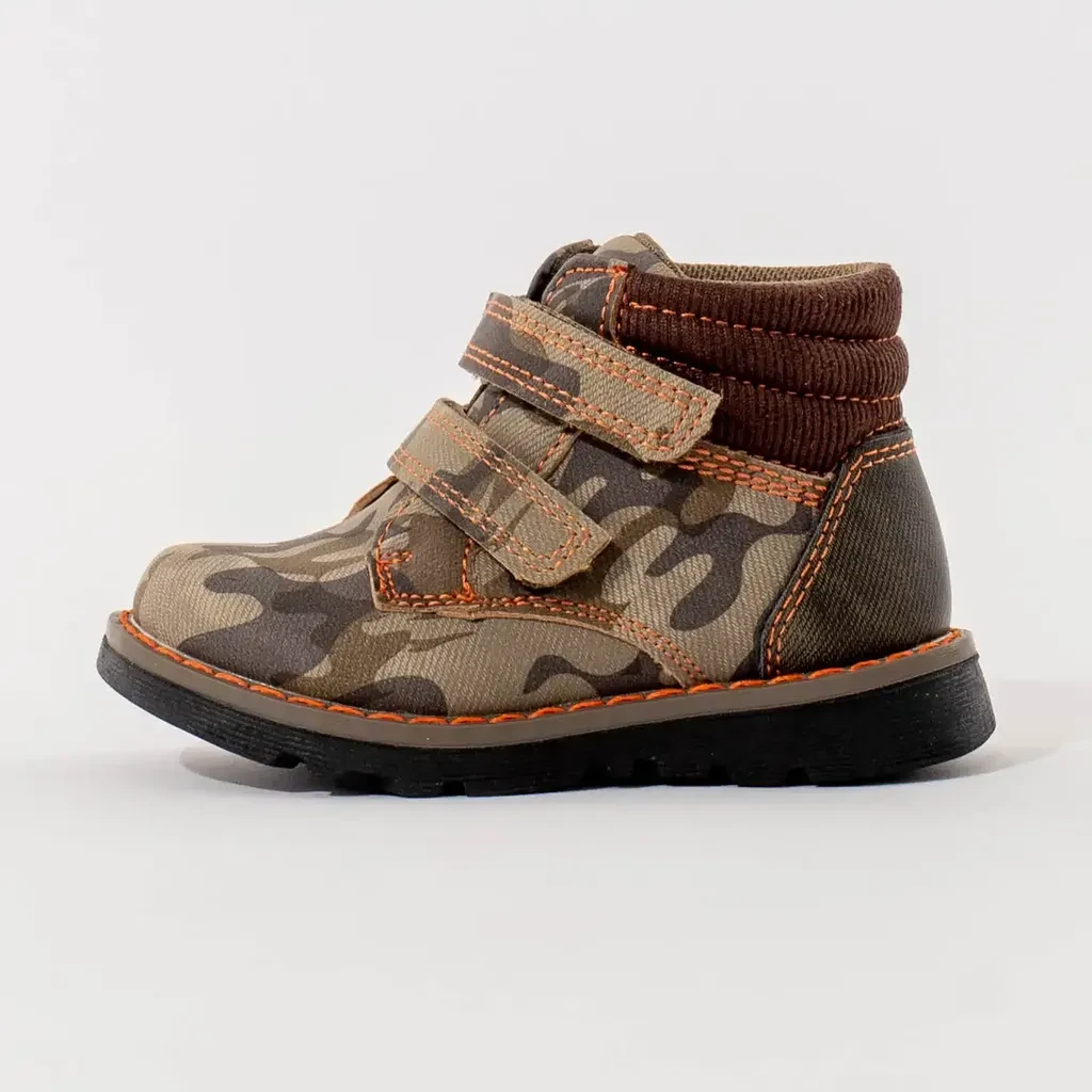 Chicco Gležnjače za dječake Fynn Military, Maslina