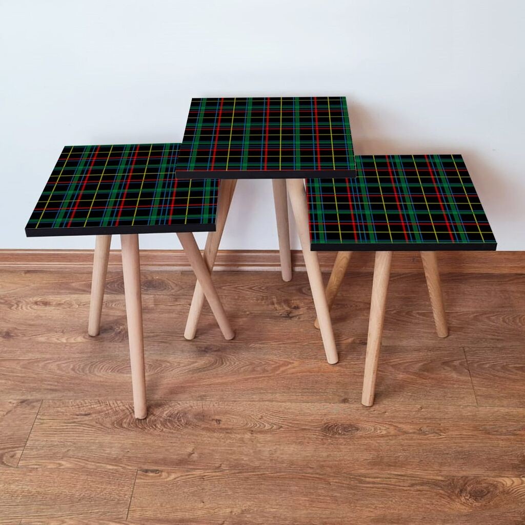 Hanah Home set stolića za kafu 3Shp367, 3 dijela, šareni