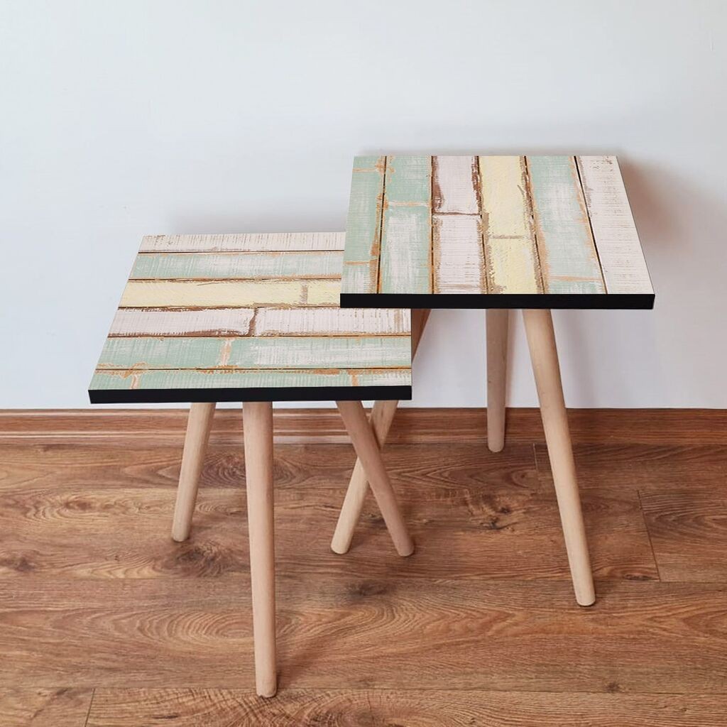 Hanah Home set stolića za kafu 2Shp83, 2 dijela, šareni