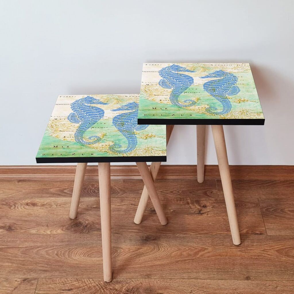 Hanah Home set stolića za kafu 2Shp442, 2 dijela, šareni