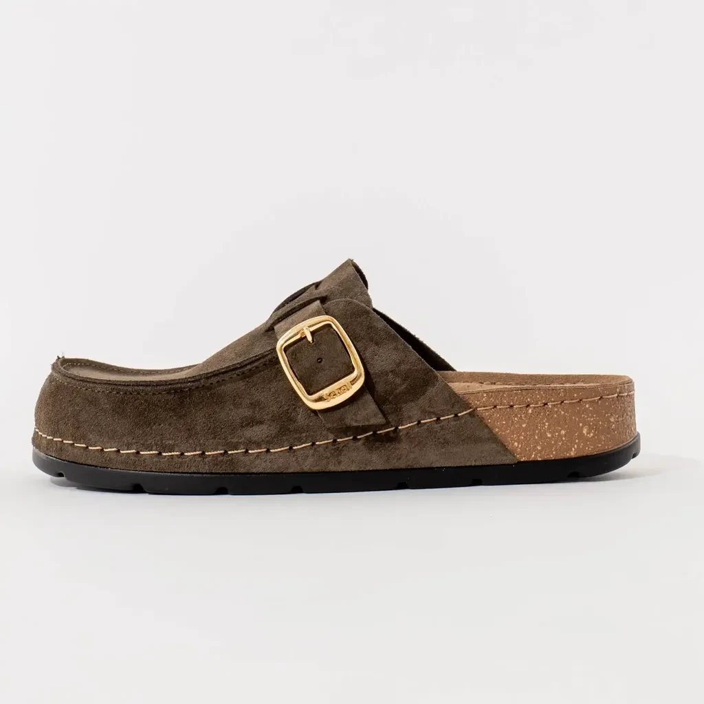 Scholl Ženske papuče Bora, Maslina