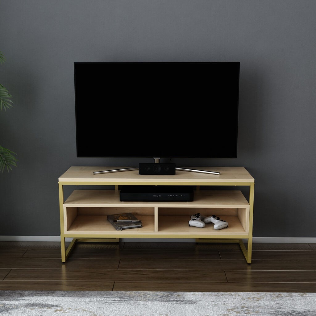 Hanah Home TV komoda Merrion, 110x35x49.9 cm, Hrast