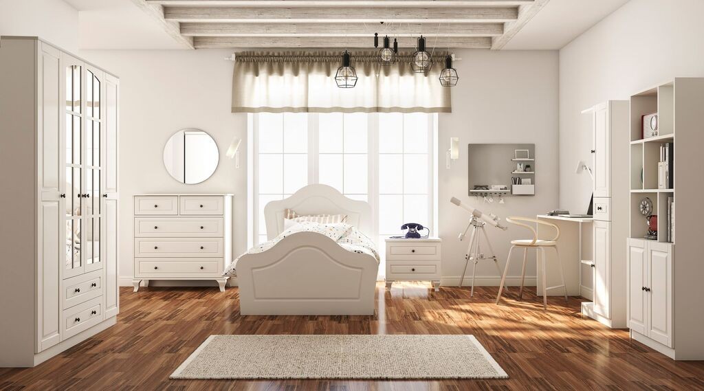 Hanah Home set namještaja za spavaću sobu RB-014, bijela