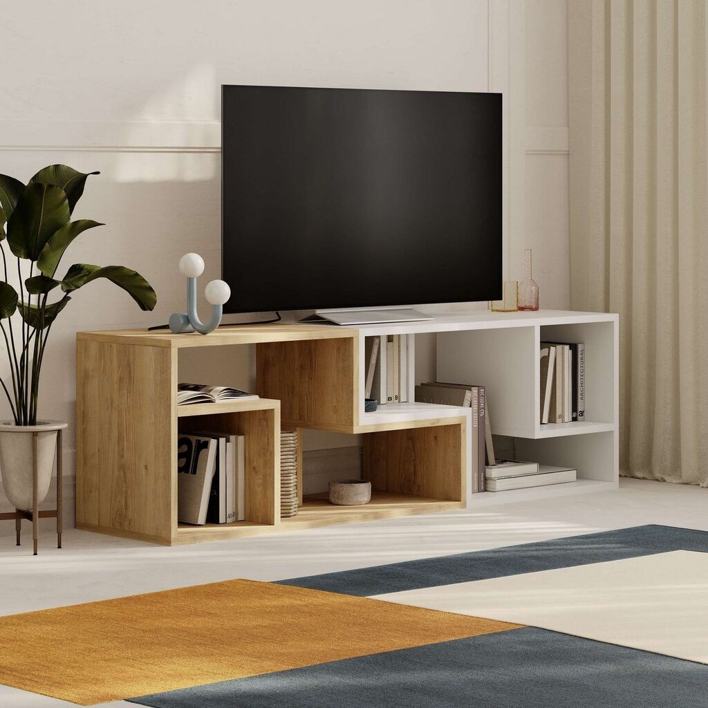 Hanah Home TV komoda Gliss, 145x44.8x35 cm, Hrast