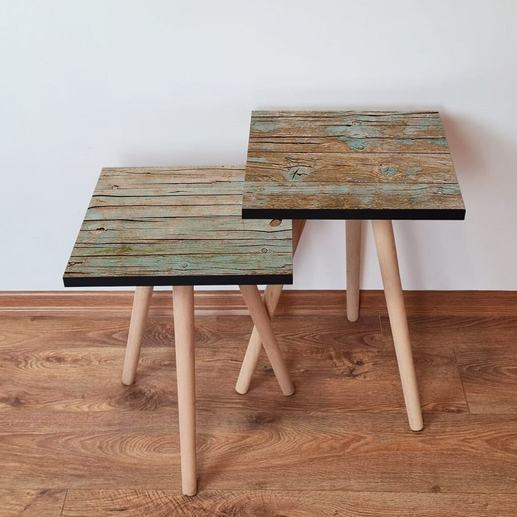 Hanah Home set stolića za kafu 2Shp330, 2 dijela, šareni