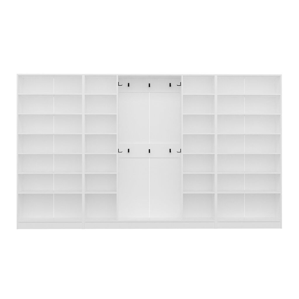 Hanah Home Ormar za hodnik Kale - 8126, 360x210x35 cm, Bijela