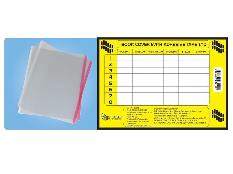Pulse Uvijači za knjige sa samolepljivom trakom, A4, 10 listova