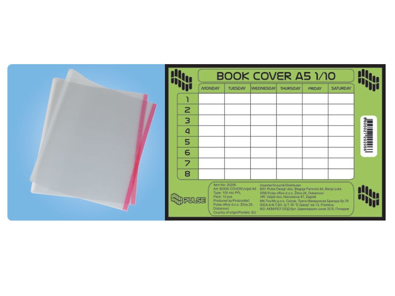 Pulse Uvijač za knjige, A5, 10 listova
