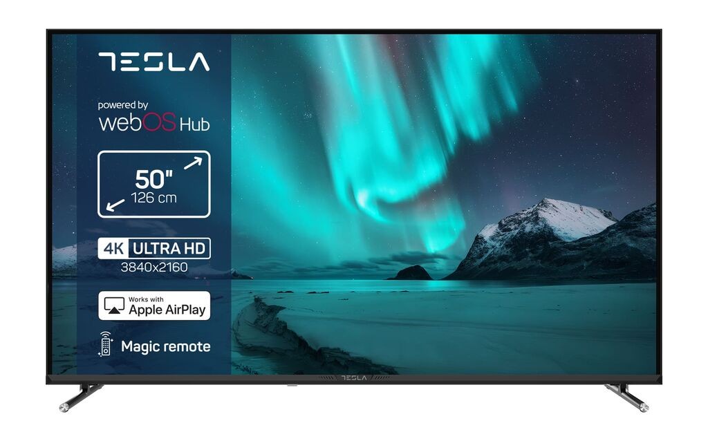 Tesla TV 50E655BUW 50", 4K UHD, webOS, crni