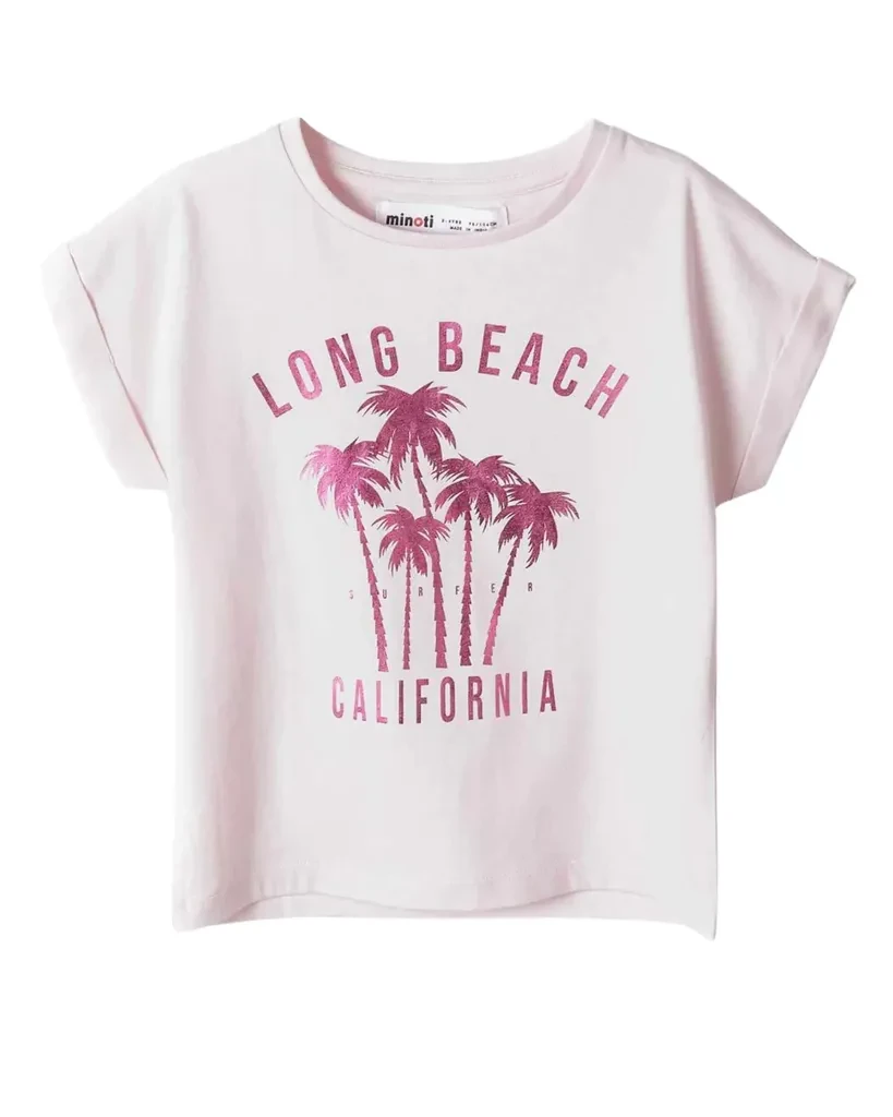 Minoti Majica za djevojčice, Bijela