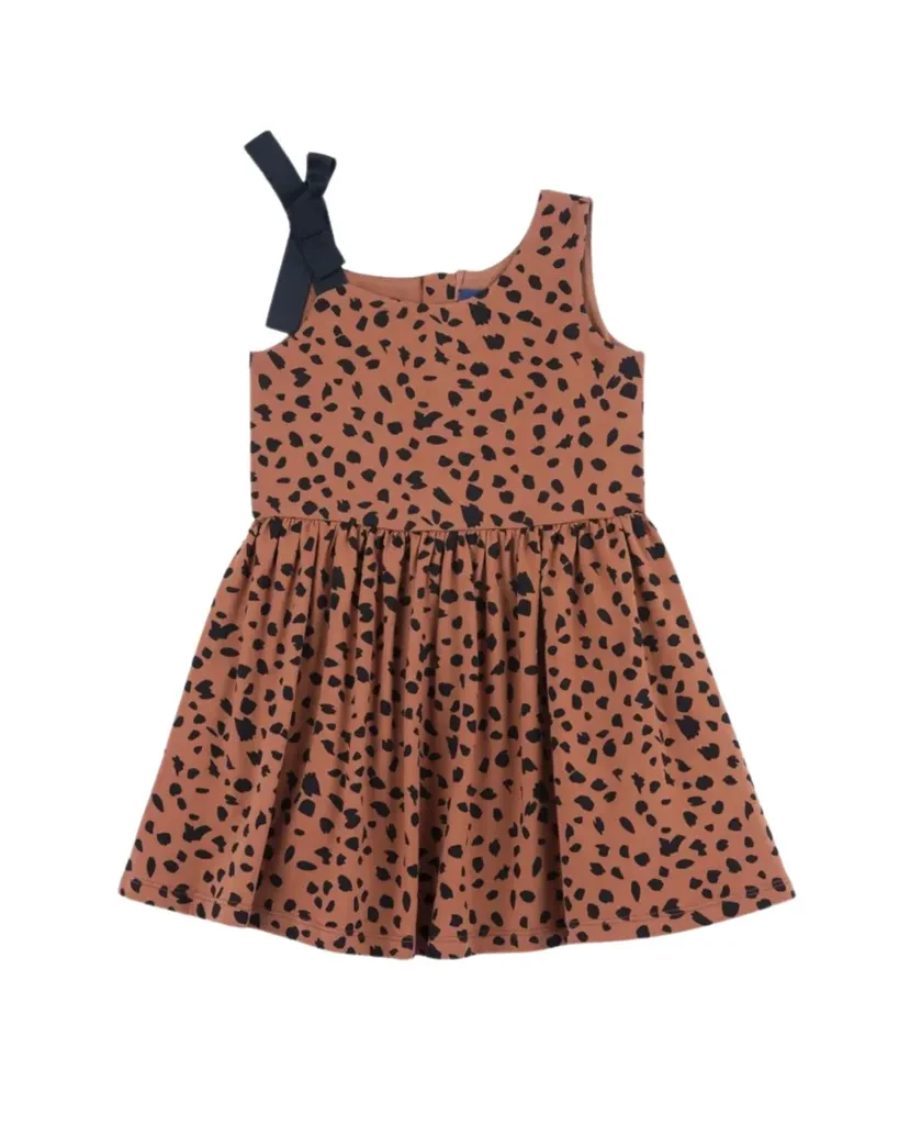 Chicco Haljina za djevojčice Leopard, Braon