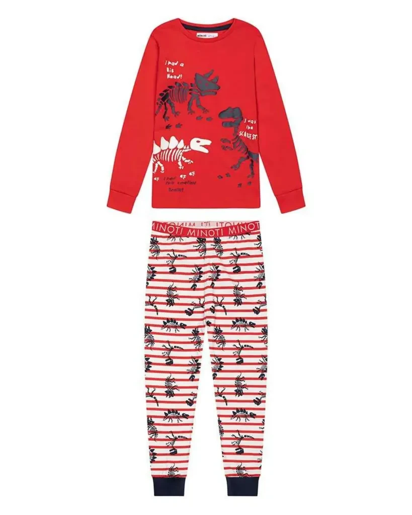 Minoti Set pidžama za dječake Dino, Šarena