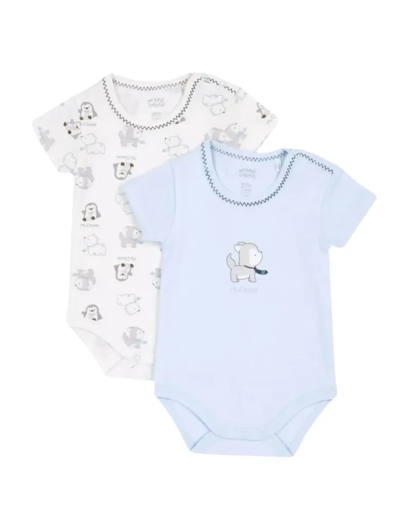 Chicco Bodiji za bebe, Bijelo-plavi