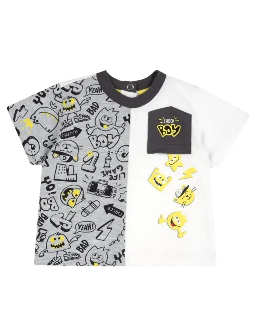 Chicco Majica za bebe Strip, Šarena