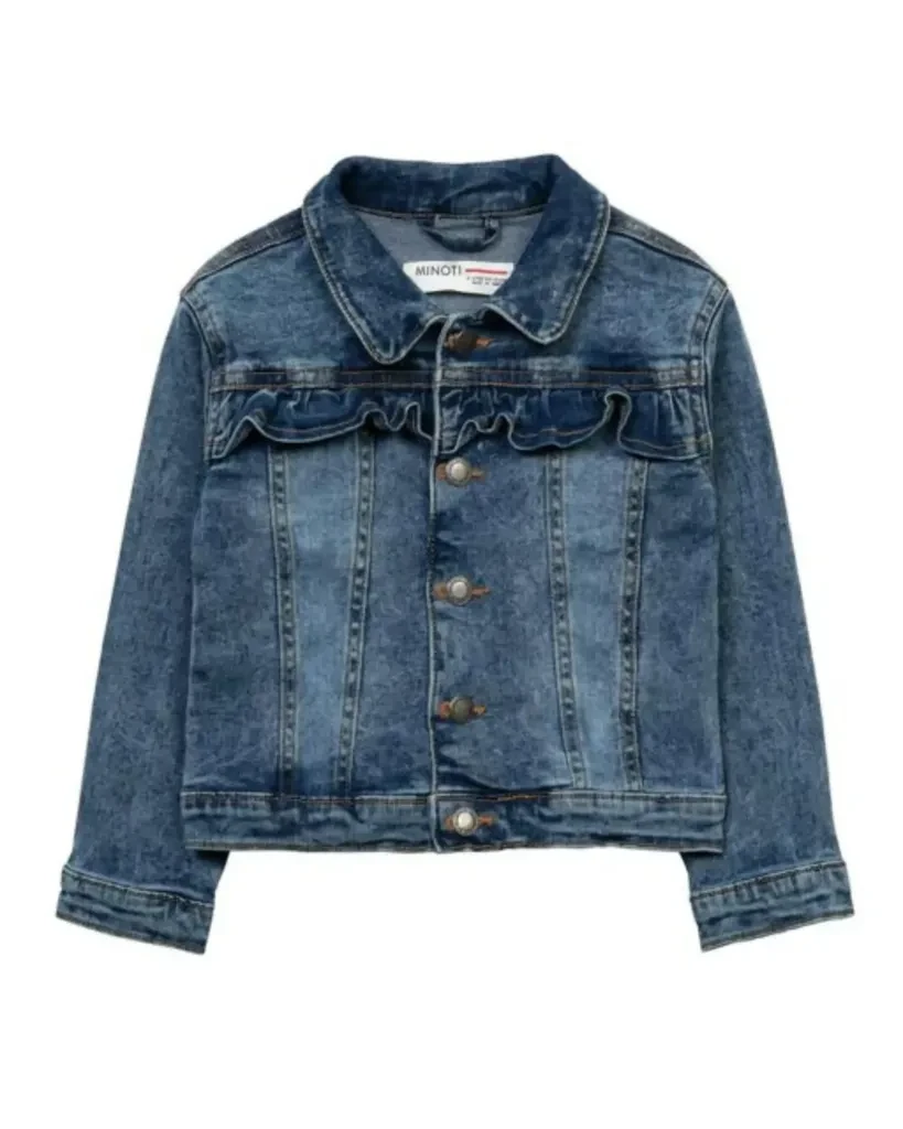 Minoti Jakna za djevojčice, Tamnoplava