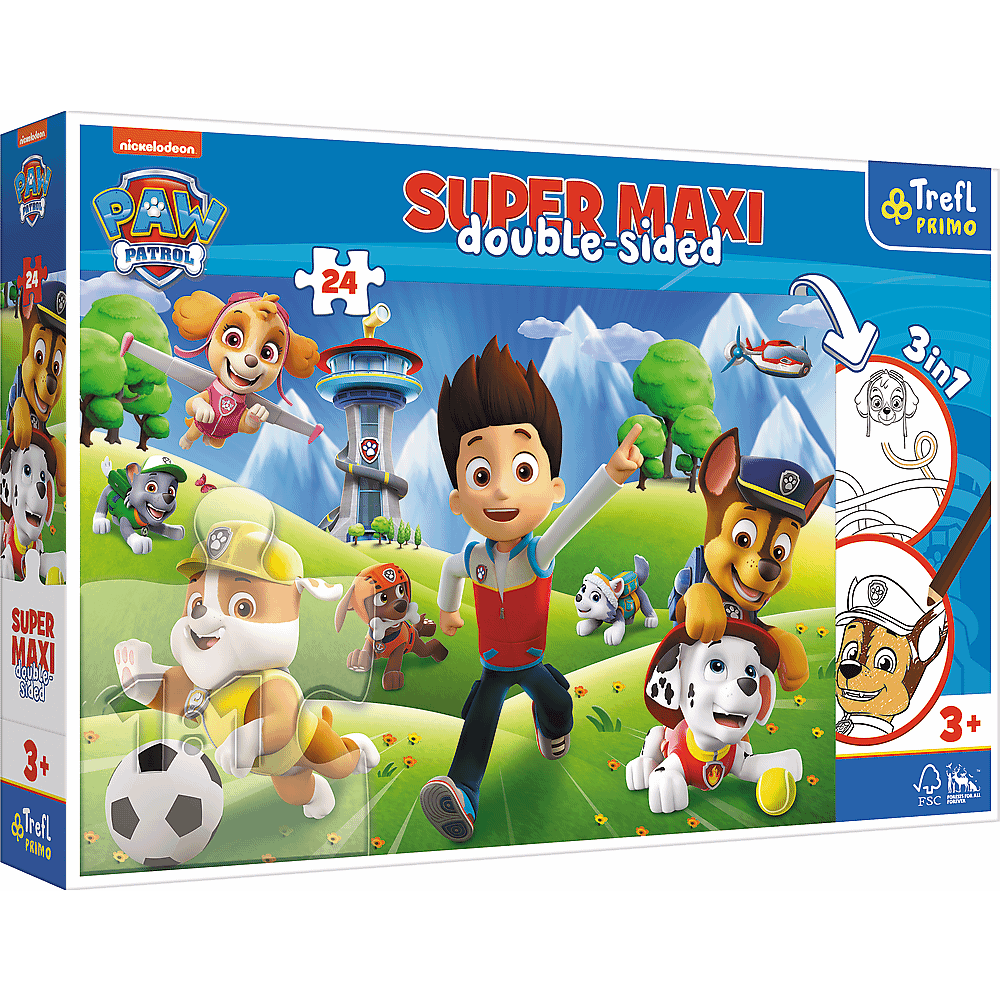 TREFL Puzzle 24 Super Maxi, Paw Patrol