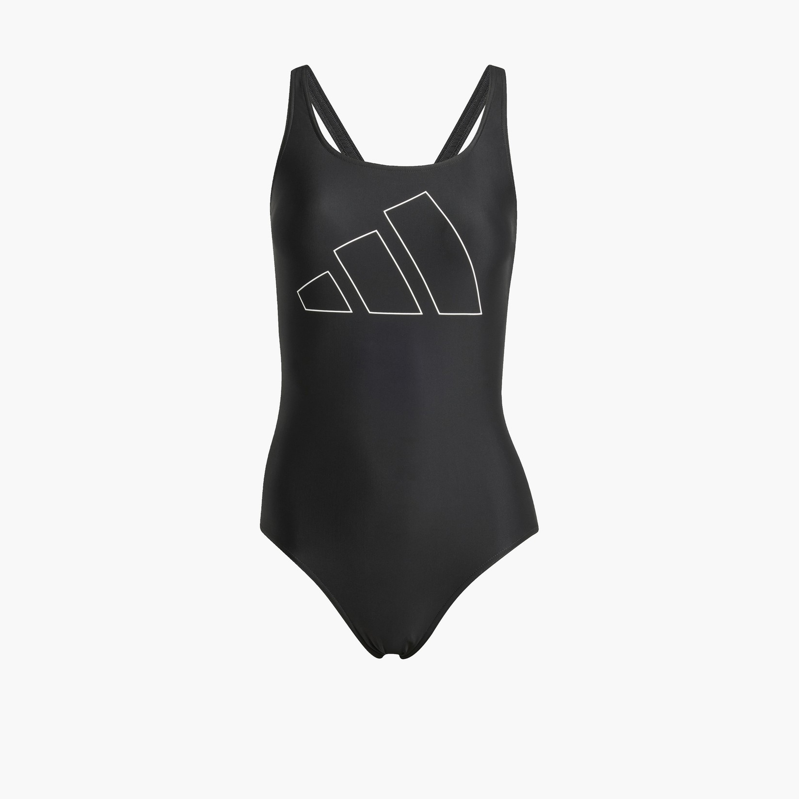 Adidas Kupaći za djevojčice Big Bars suit G, Crni