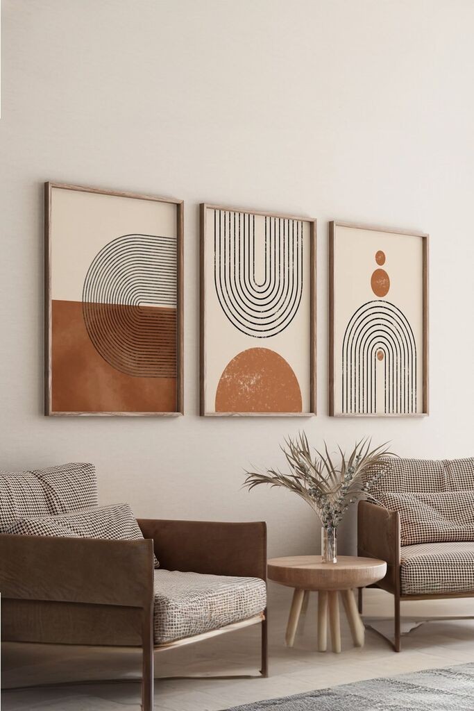 Wallity slika 3Dartsoho2, 3 dijela, 33 x 48 cm