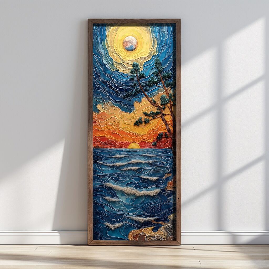 Zidna slika LONG017-S/120-40, 40 x 120 cm