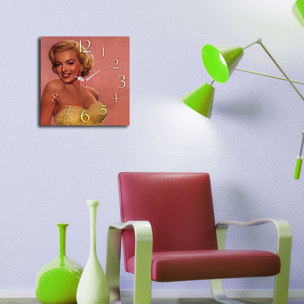 Zidni sat Wallity Msk-09, 40x40 cm