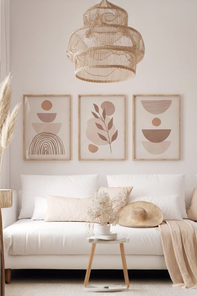 Wallity slika 3Dartsoho45, 3 dijela, 33 x 48 cm