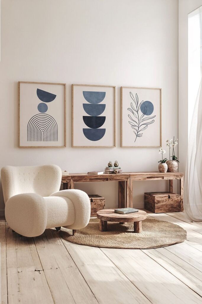 Wallity slika 3Dartsoho42, 3 dijela, 33 x 48 cm