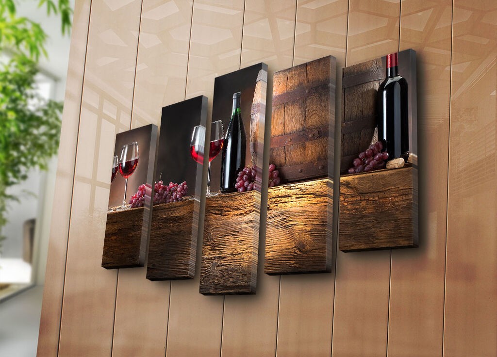 Wallity slika 5PATK-87, 70 x 105 cm, 5 dijelova