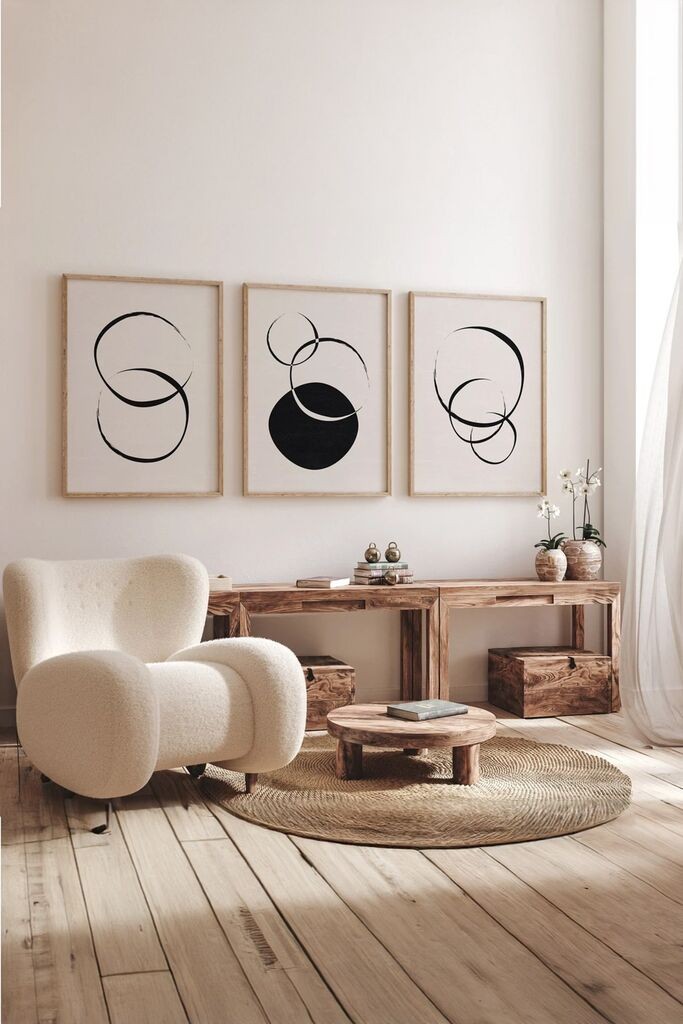 Wallity slika 3Dartsoho79, 3 dijela, 33 x 48 cm