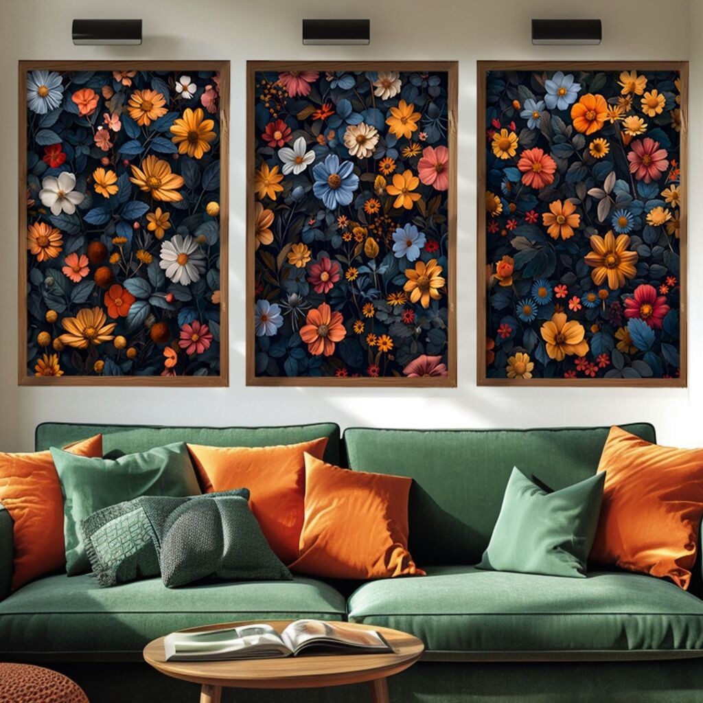 Wallity slika GE259, 3 dijela, 35 x 47 cm