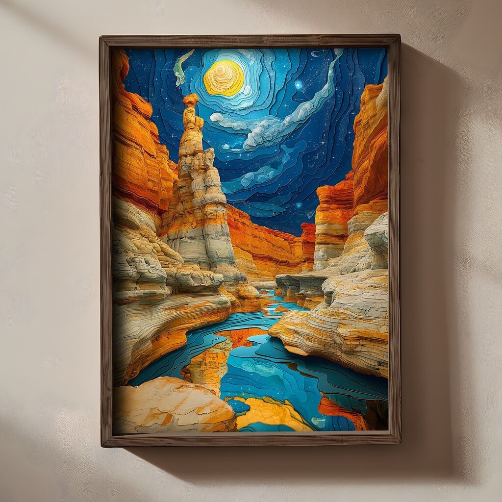 Wallity slika TUN106, 35 x 47 x 2 cm