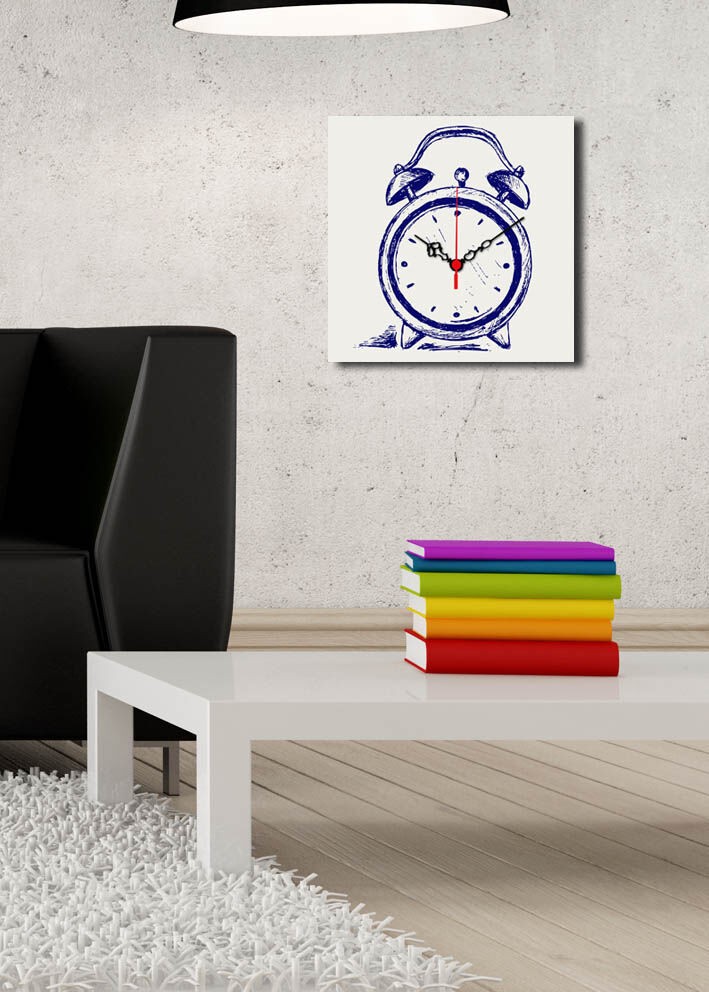 Zidni sat Wallity 2828CS-10, 28x28 cm