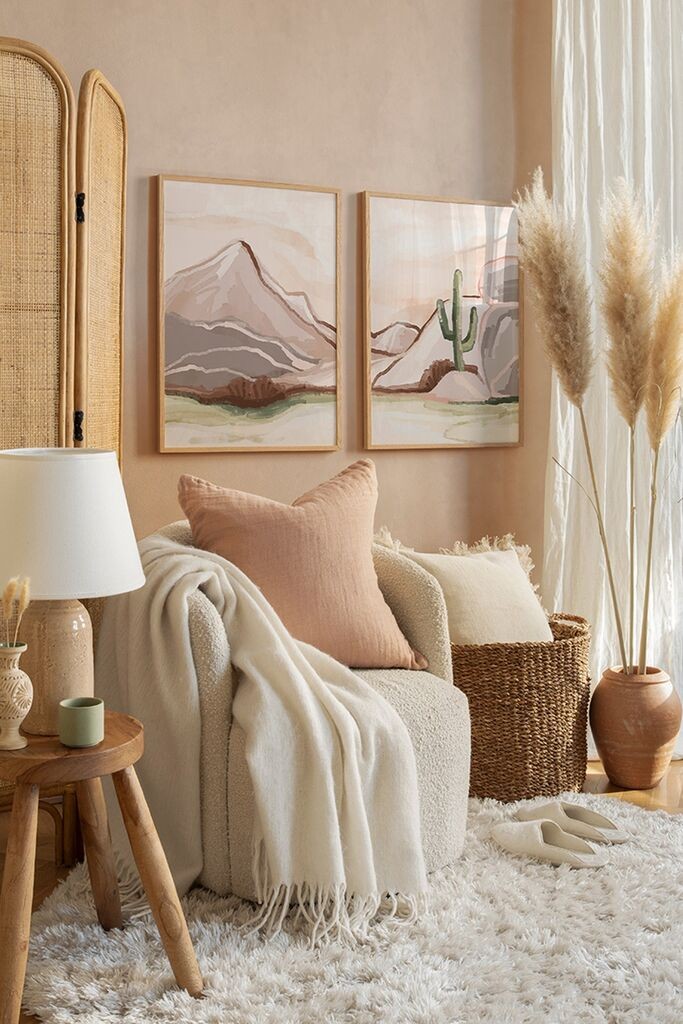 Wallity slika Artcerceve4, 2 dijela, 33 x 48 cm