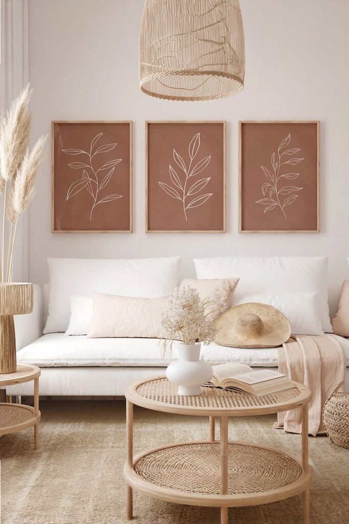 Wallity slika 3Dartsoho52, 3 dijela, 33 x 48 cm