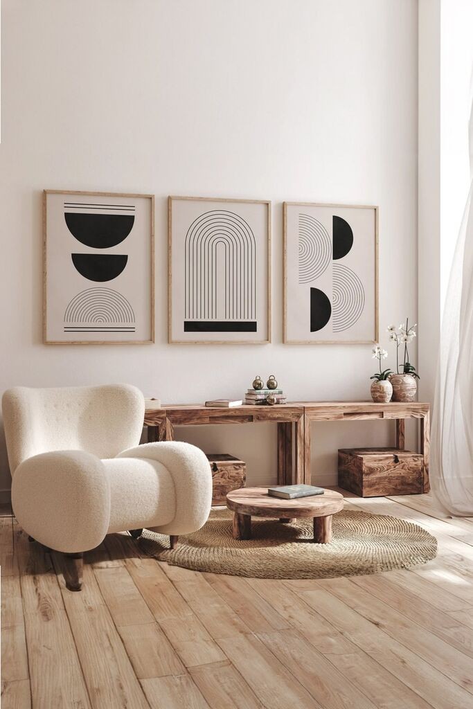 Wallity slika 3Dartsoho82, 3 dijela, 33 x 48 cm