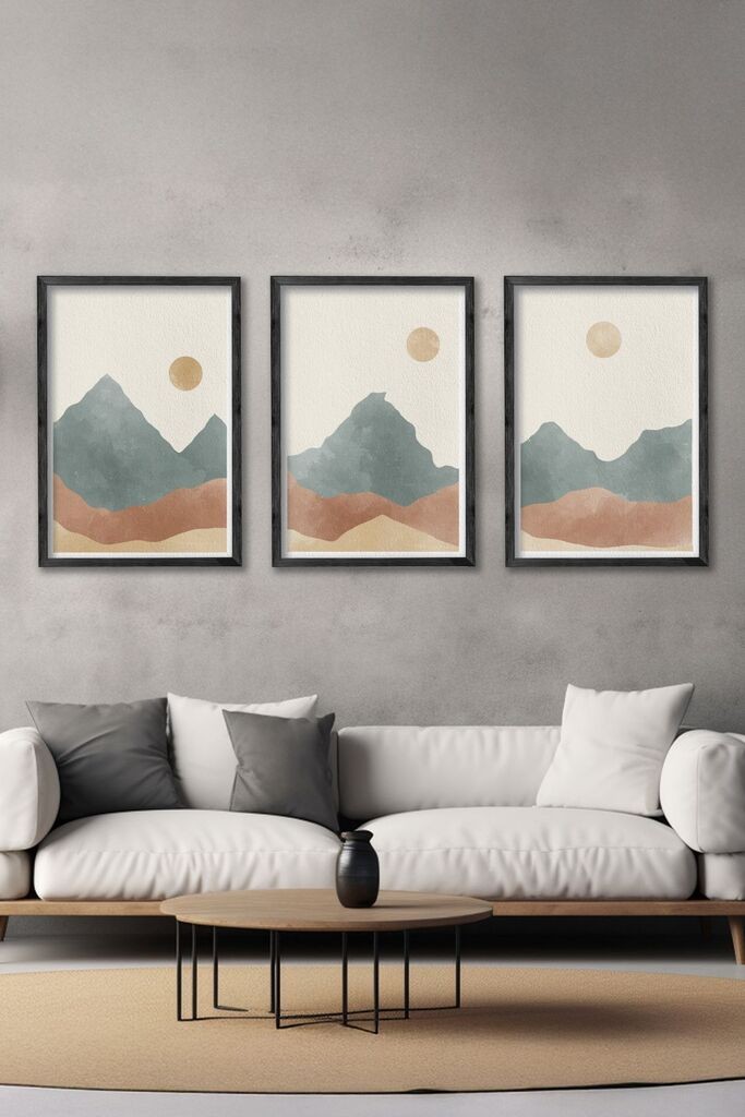 Wallity slika Ersy3Syhcrv4, 3 dijela, 34 x 49 cm