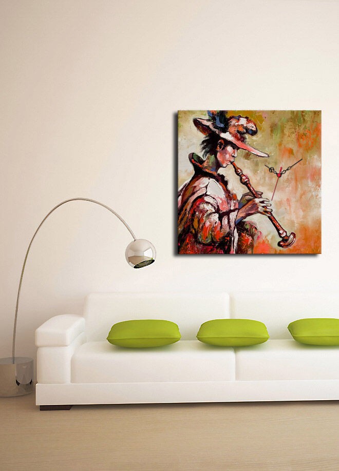 Zidni sat Wallity 4545CS-22, 45x45 cm