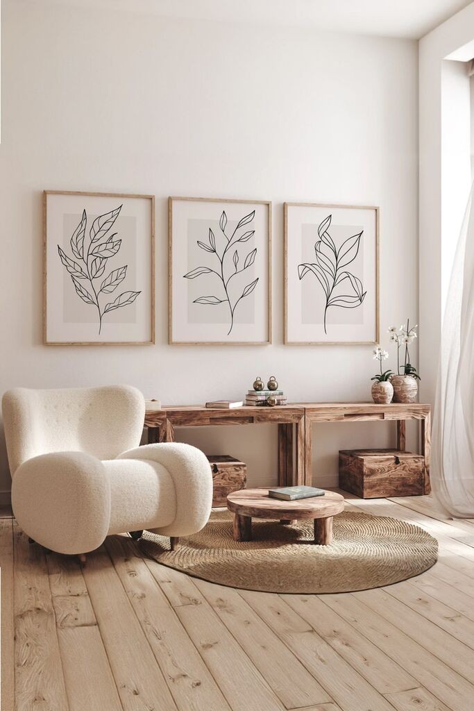 Wallity slika 3Dartsoho76, 3 dijela, 33 x 48 cm