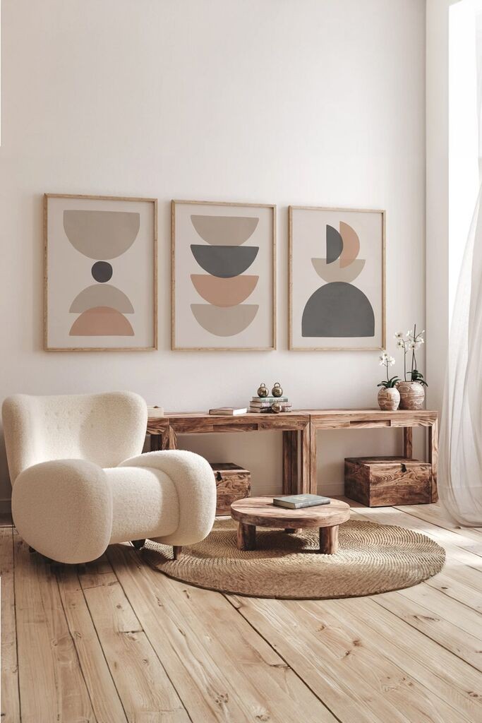 Wallity slika 3Dartsoho35, 3 dijela, 33 x 48 cm