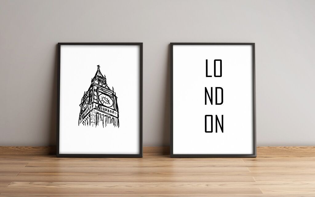 Wallity slika 2Pysct-027, 2 dijela, 74 x 51 cm