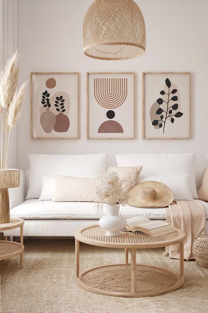 Wallity slika 3Dartsoho60, 3 dijela, 33 x 48 cm