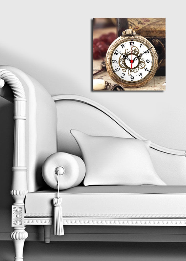 Zidni sat Wallity 2828CS-4, 28x28 cm