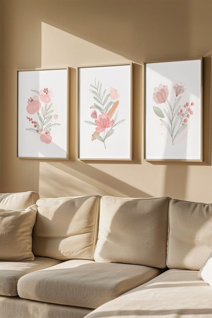 Wallity slika 3Dartsoho100, 3 dijela, 33 x 48 cm